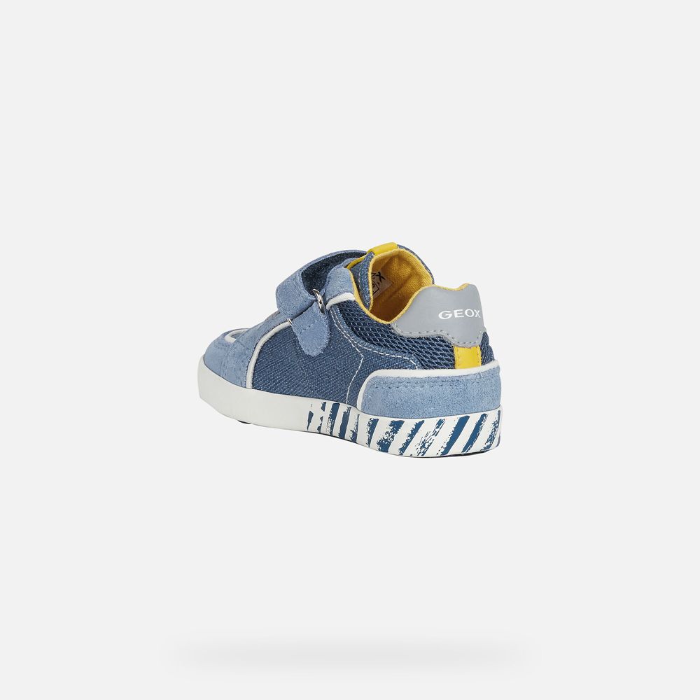 Geox Sneakers Blue Kilwi Boy - Geox Baby Shoes - RYJNEU382